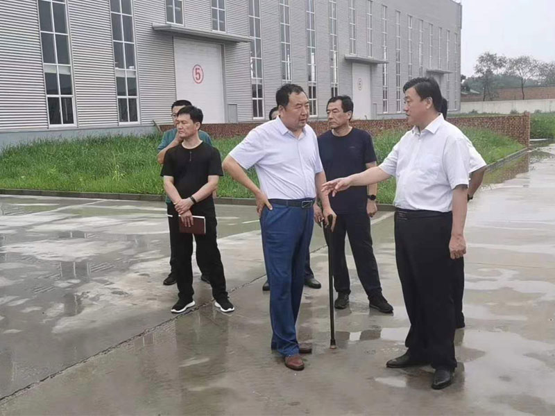 縣委書記劉勇帶領相關部門領導蒞臨我公司新廠